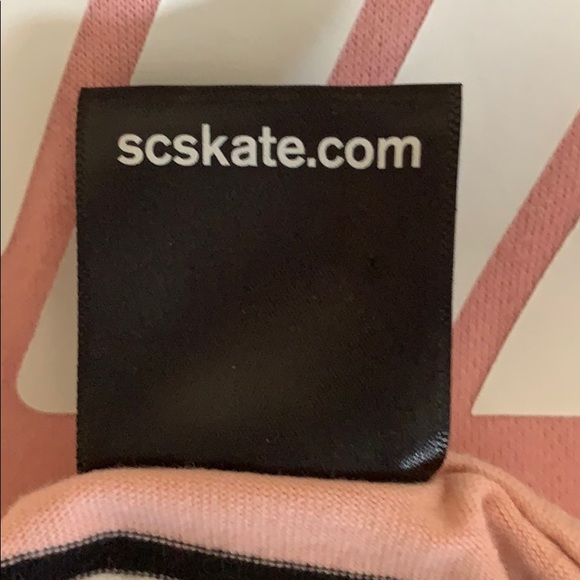 Santa Cruz Skateboards Black and Pink Striped Long Sleeve Tee - Picture 7 of 8